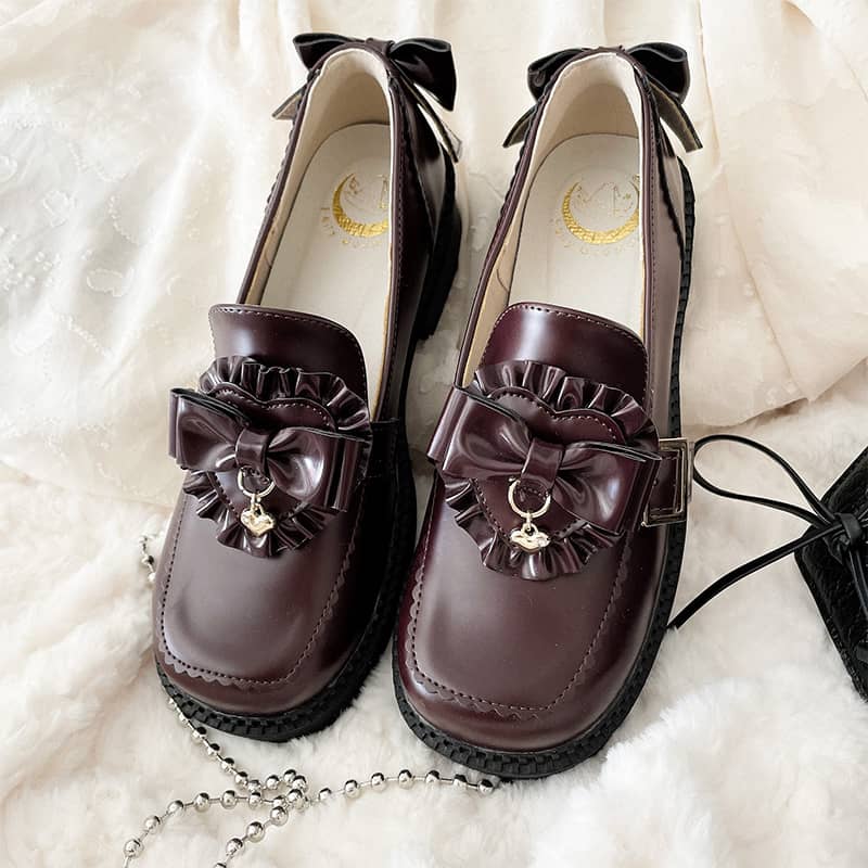 Lolita love bow JK shoes LS0245