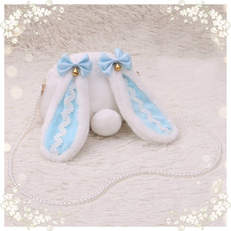 Cute bow bunny ears shoulder bag LS0251