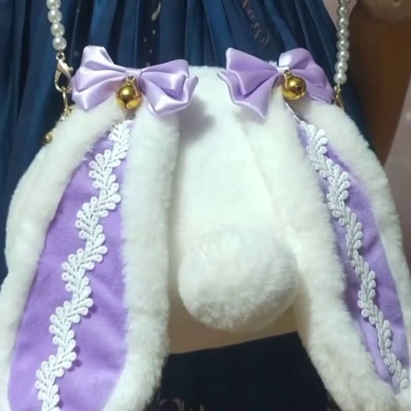Cute bow bunny ears shoulder bag LS0251