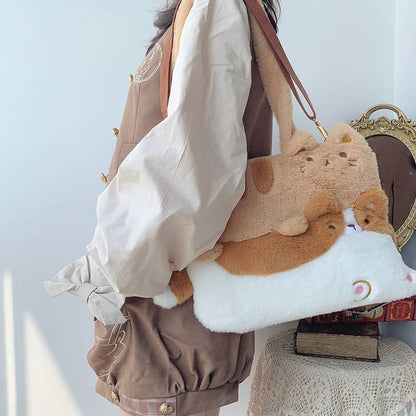 Милая плюшевая сумка для кошек и собак LS0277