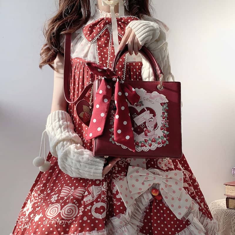 Винтажная сумка Lolita Berry Rabbit LS0282