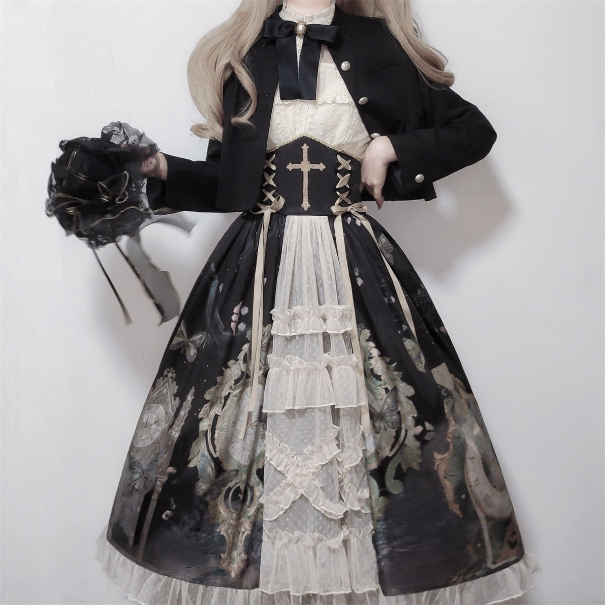 Lolita punk goth dress LS0301