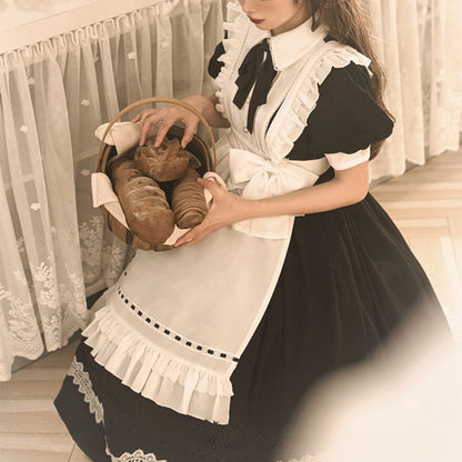 Lolita Goth Maid Dress LS0302