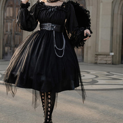 Lolita Gothic Dark Dress LS0303