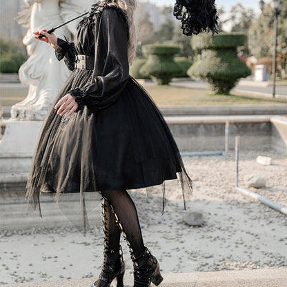 Lolita Gothic Dark Dress LS0303