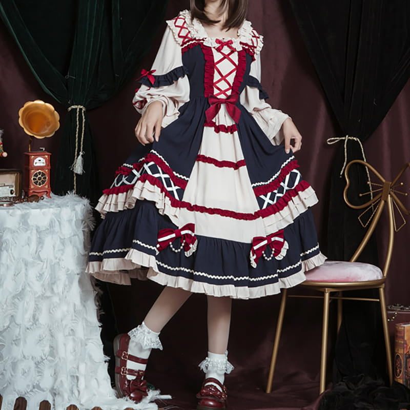 Lolita Gothic Princess Op Maid Dress LS0308