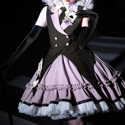 Lolita Dark Gothic Cute Dress LS0312