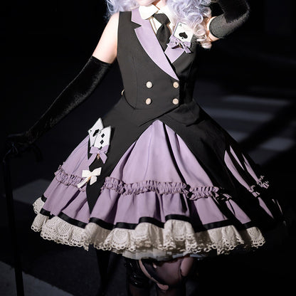 Симпатичное платье Лолита в темном готическом стиле LS0312