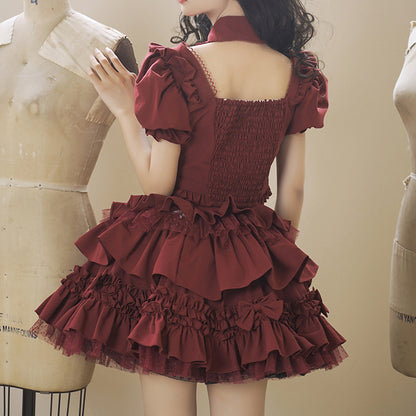 Lolita Dark Gothic Skirt Set LS0314