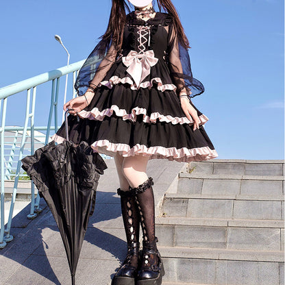 Платье Lolita Goth JSK LS0315 
