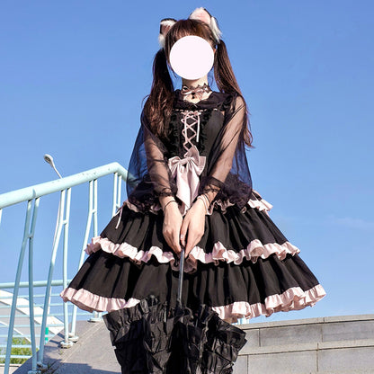 Платье Lolita Goth JSK LS0315 