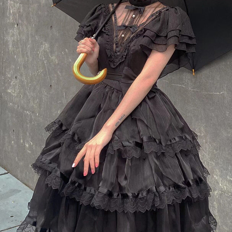 Платье Lolita Dark Gothic OP LS0320 