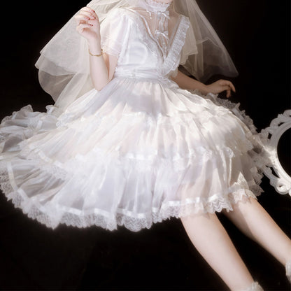 Lolita Dark Gothic OP Dress LS0320