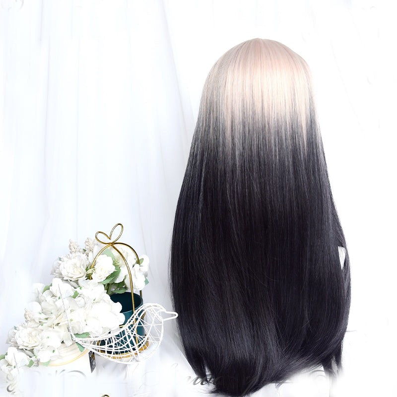 Lolita Gothic Black Gradient Wig LS0329
