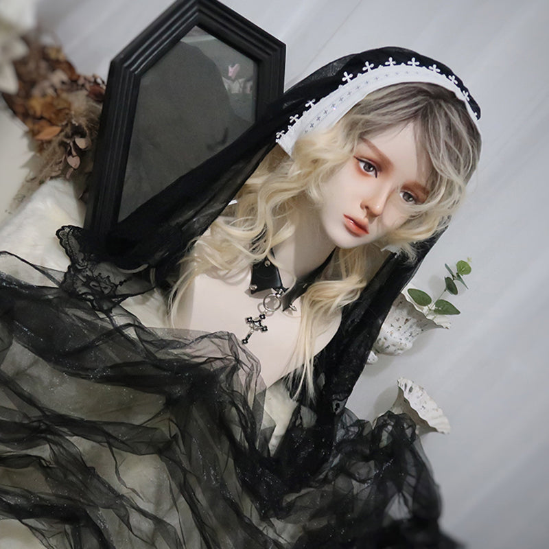 Lolita Goth Curly Vampire Wig LS0336