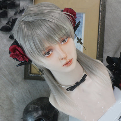 Lolita Gothic Gradient Silver Wig LS0338