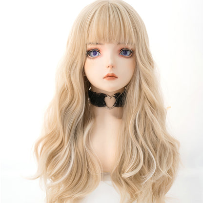Длинный вьющийся парик Лолита с большой волной LS0368