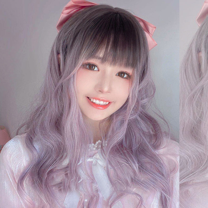 Lolita Gradient Cute JK Long Curly Hair LS0372
