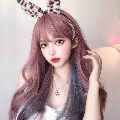 Lolita color matching JK long curly wig LS0373