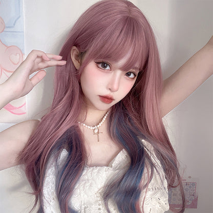 Lolita color matching JK long curly wig LS0373