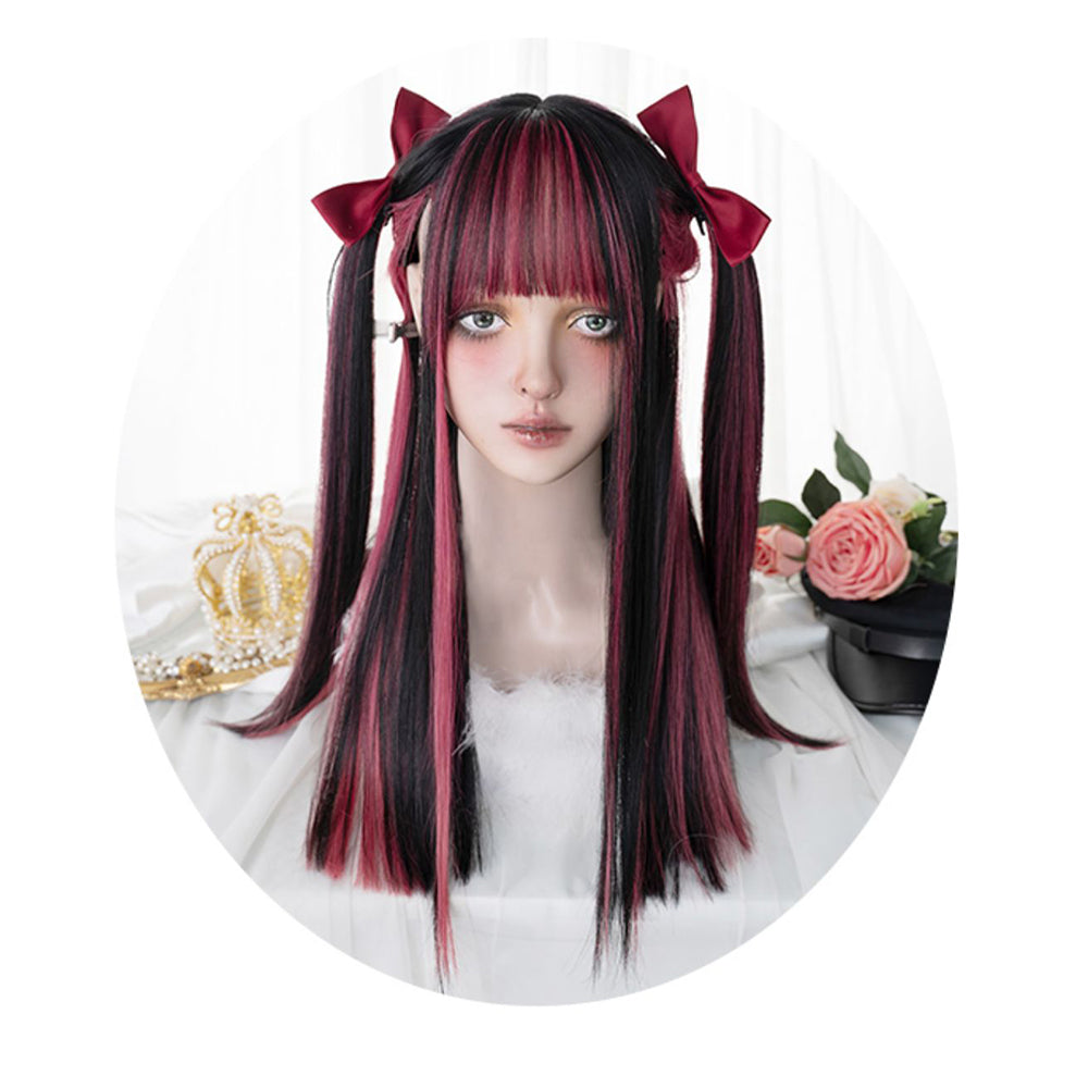 Lolita color matching JK long straight wig LS0377