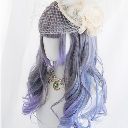 Lolita gradient jk long curly wig LS0379